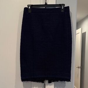 J. Crew Navy Pencil Skirt